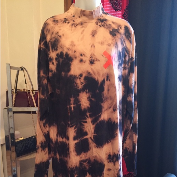 NEW W/O TAG COLLUSION TIE DYE PRINT DRESS - Picture 2 of 4